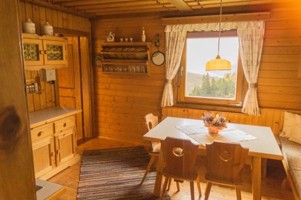 Göriacheralm Hütte - Wohnküche