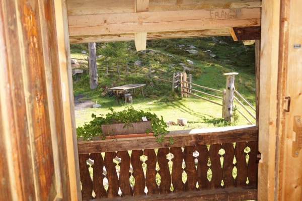 Tröbacheralm Hütte - Ausgang